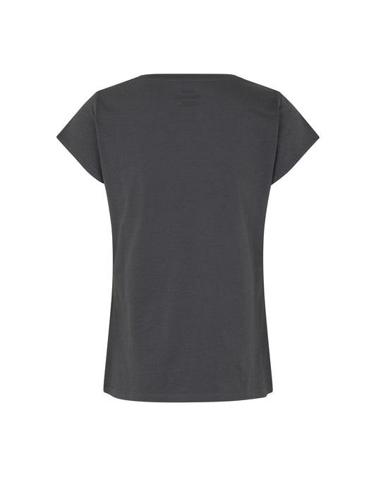 Organic Jersey Teasy Tee FAV, Asphalt