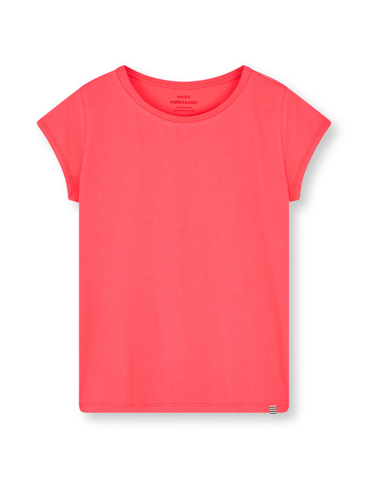 Fine Jersey Teasy Tee FAV, Geranium