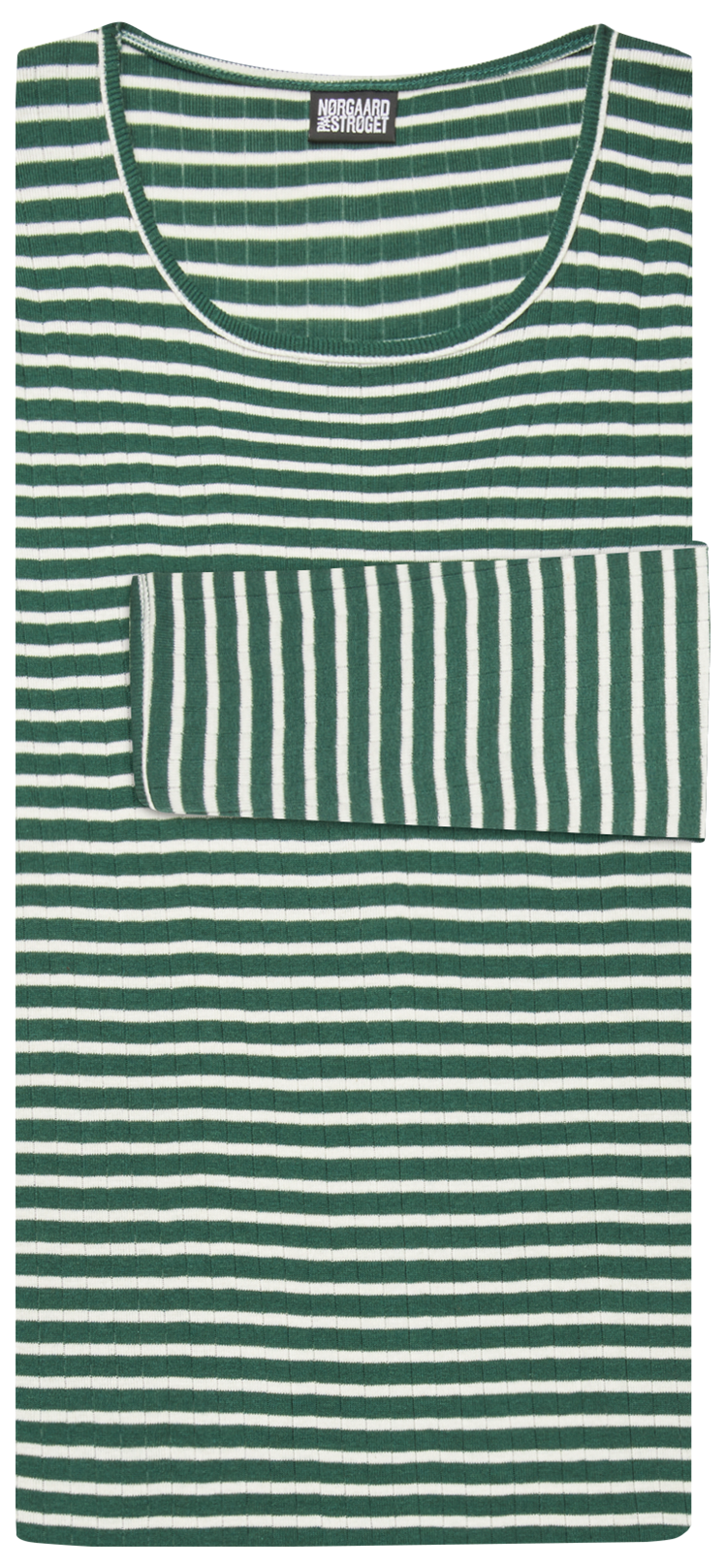101 NPS Stripes, Bottle Green/Ecru
