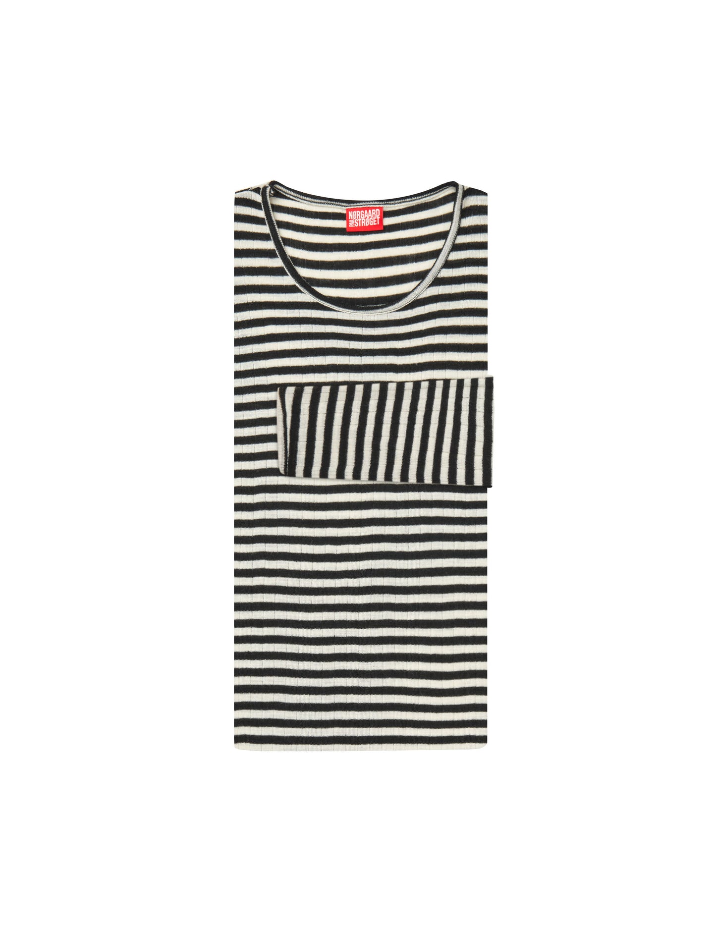101 Wool, Black/Ecru Stripe