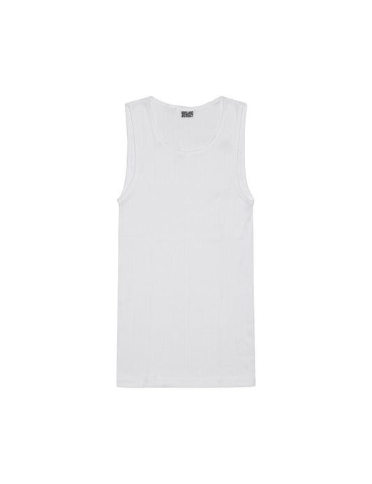 NPS Tank Top Solid Color,  White