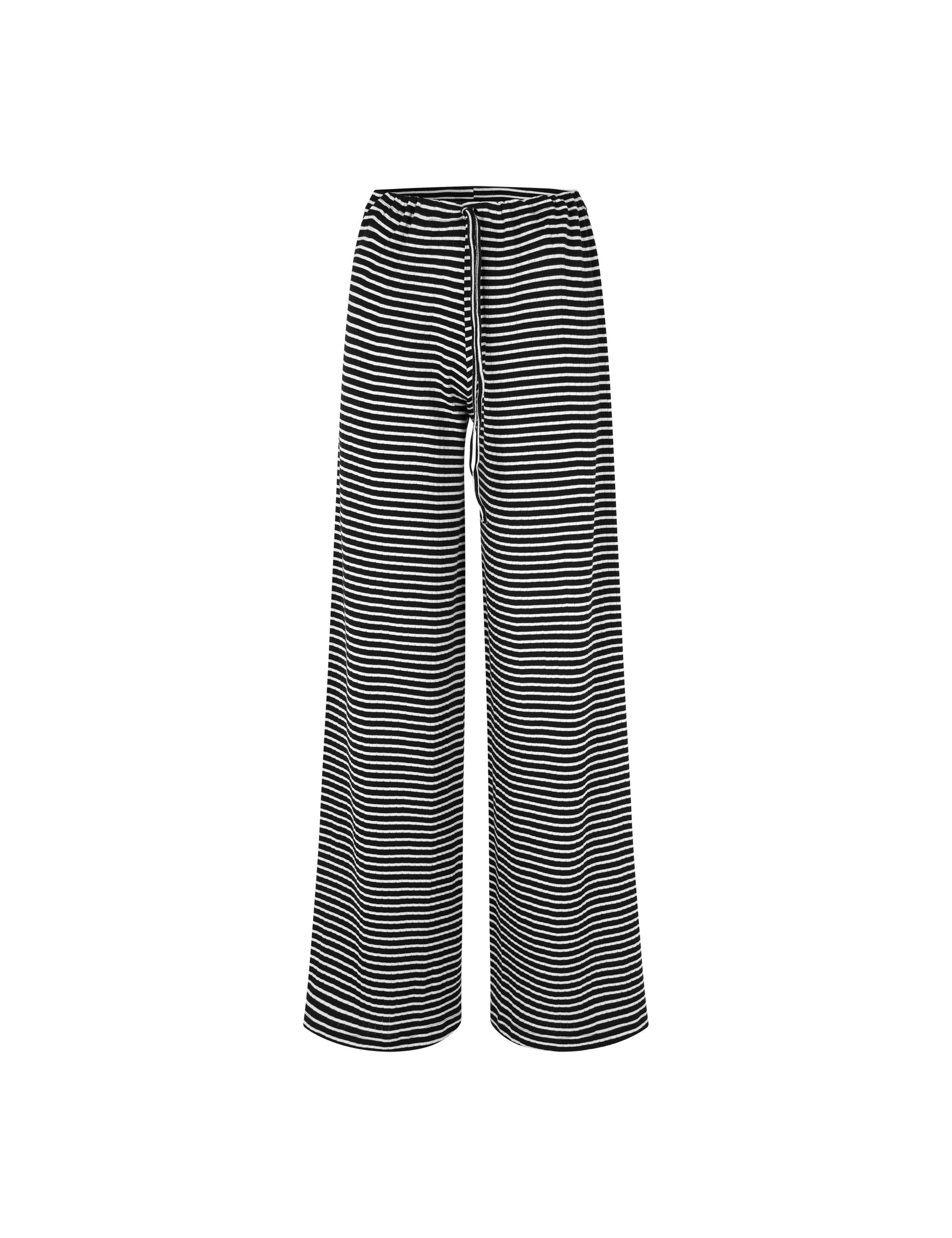 NPS Nova Pants NPS Stripes, Black/Ecru – MADS NØRGAARD – COPENHAGEN