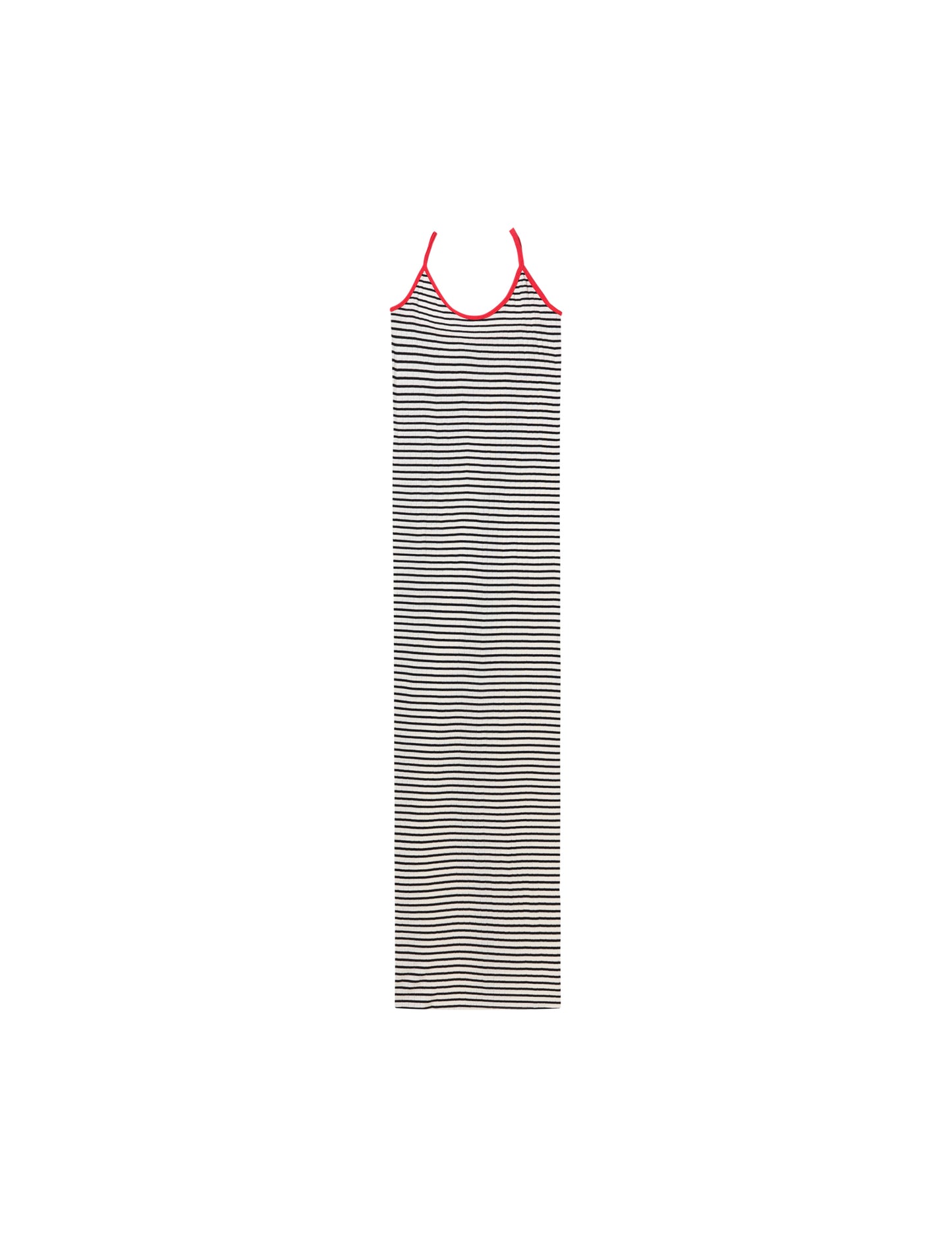NPS Strap Dress NPS Stripe, Ecru/Black