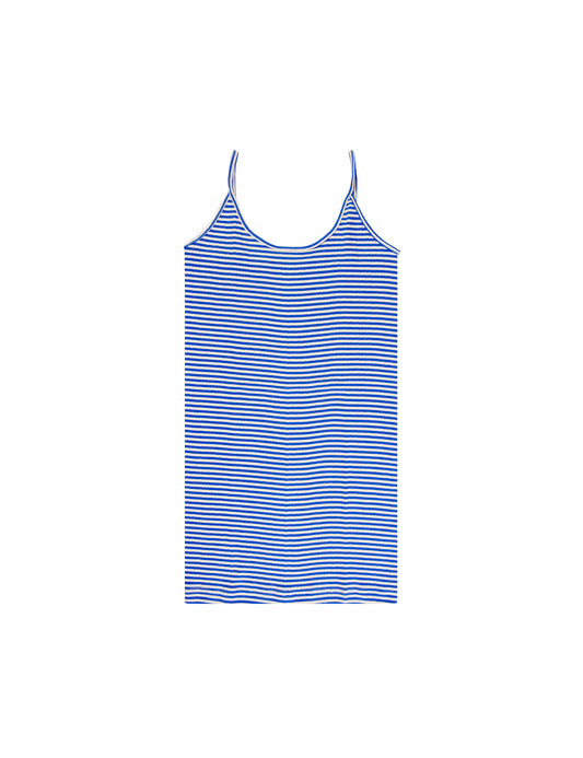 NPS Strap Top Fine Stripe, Klein/Ecru