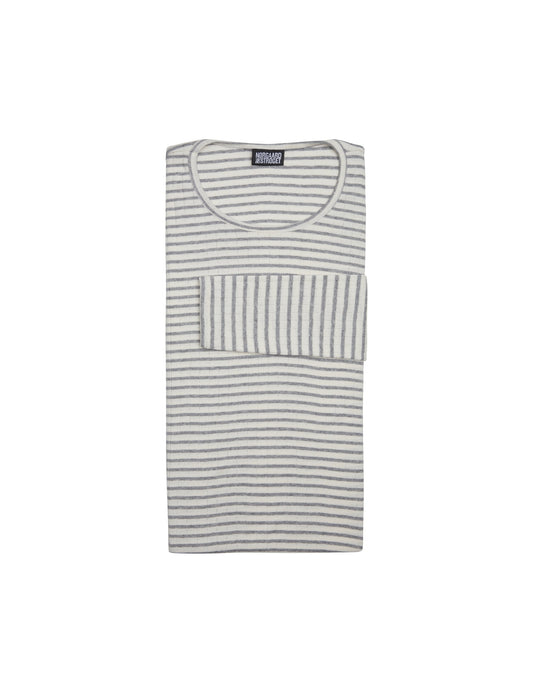 101 NPS Stripes,  Ecru/Light Grey