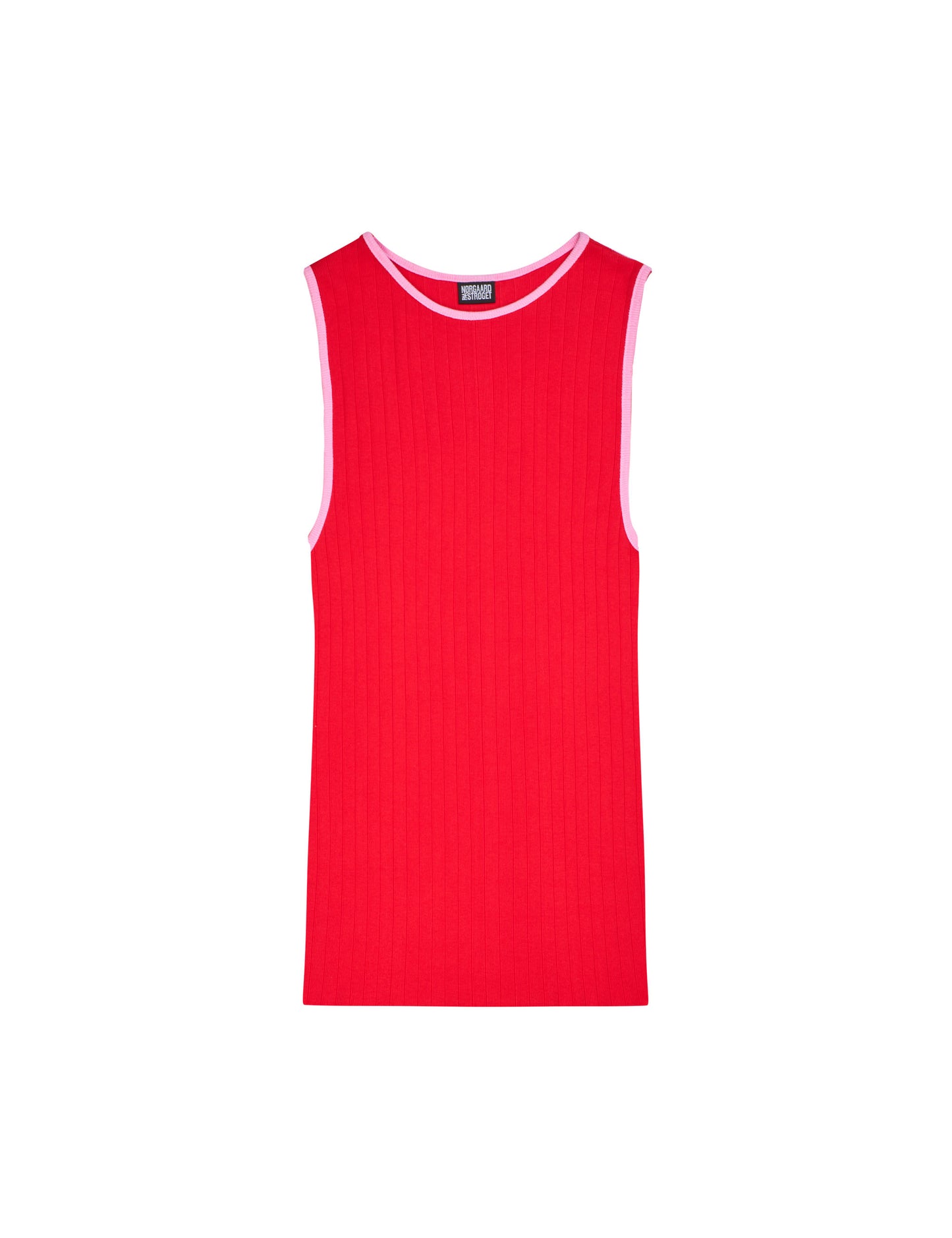 NPS Tank Top Kontrast, Red/Light Pink