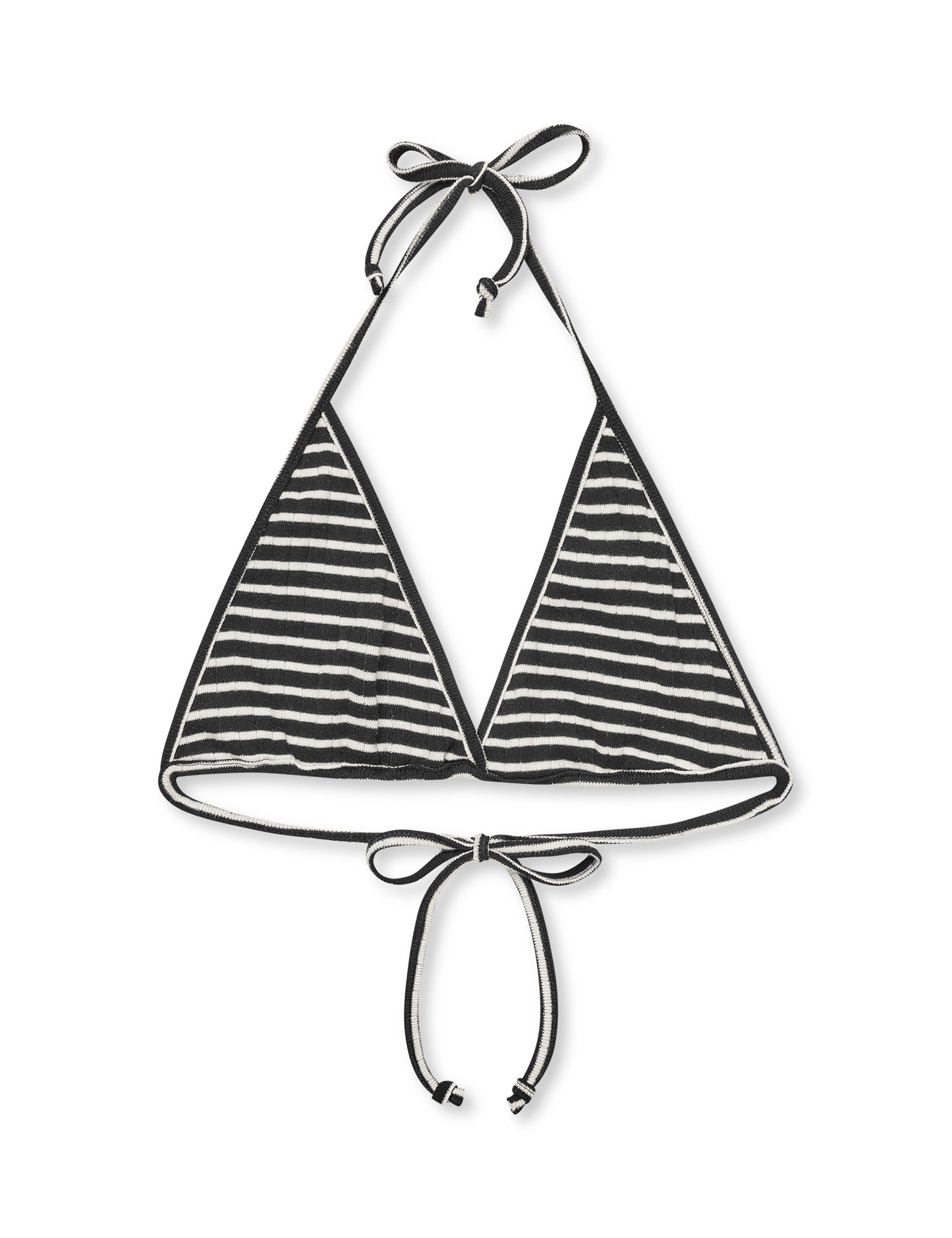 NPS Bikini Top, Black/Ecru