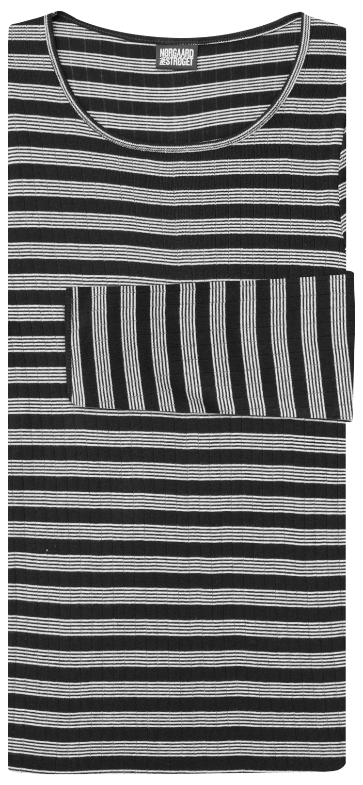 101 BW Stripe, Black/Ecru
