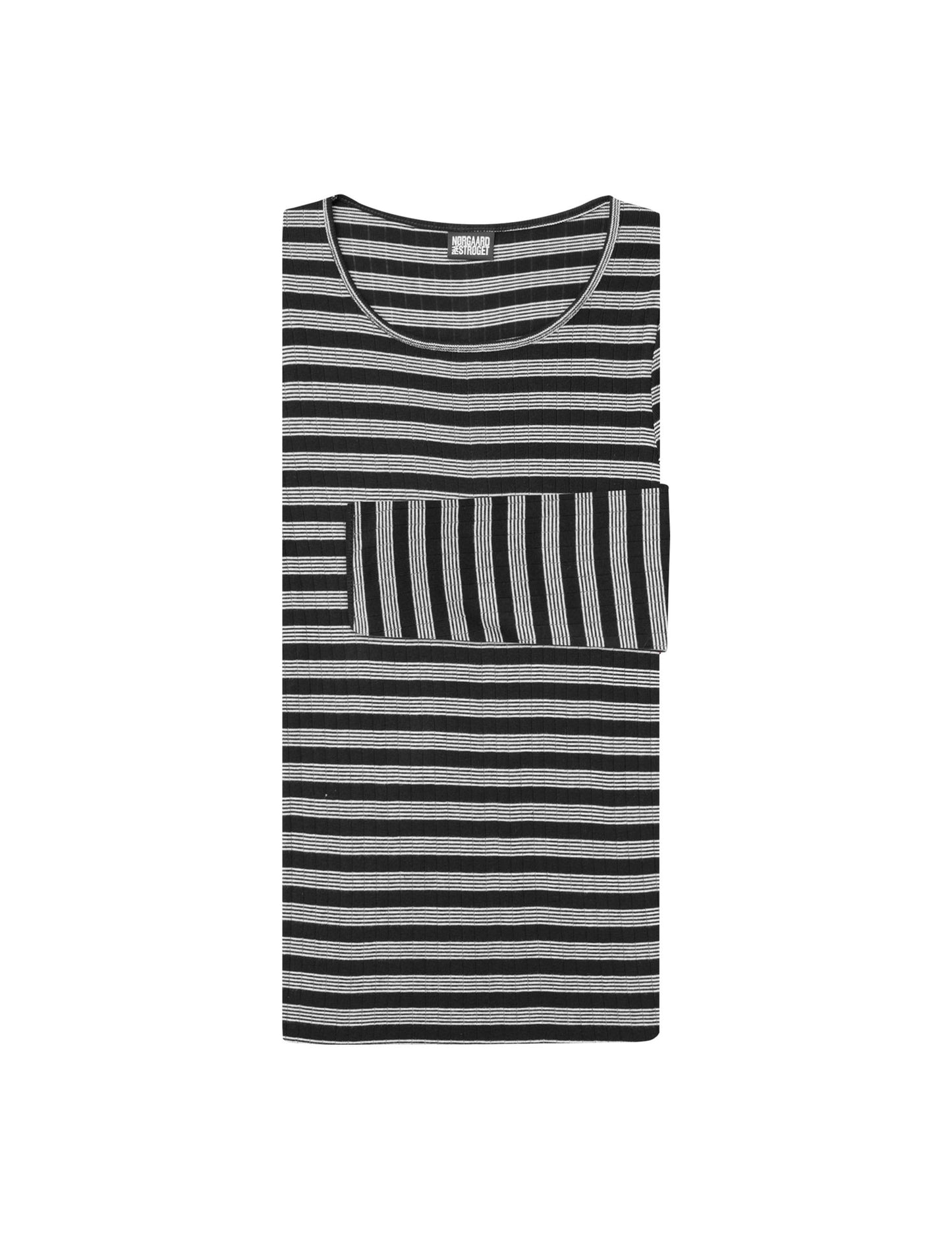 101 BW Stripe, Black/Ecru