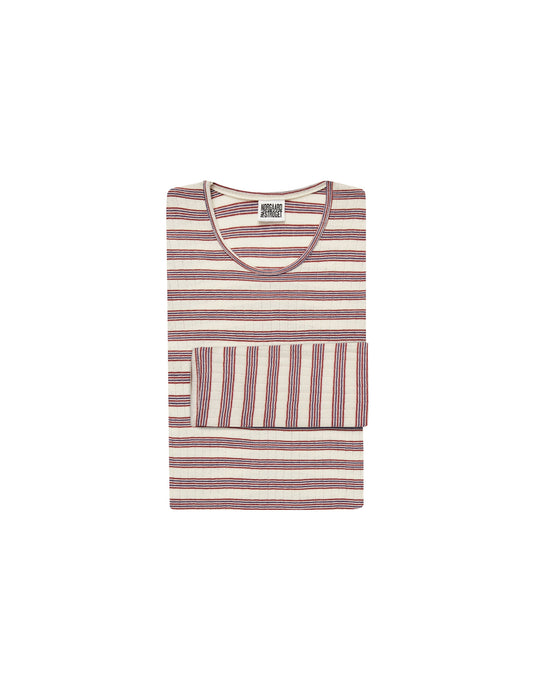101 Kids BW Stripe, Ecru/Purple/Wine