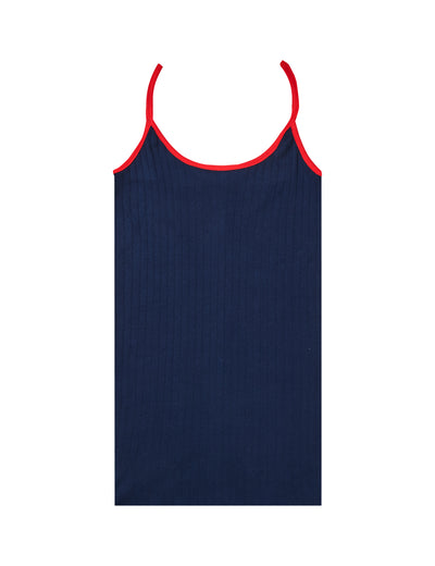 NPS Strap Top Kontrast, Marine/Red