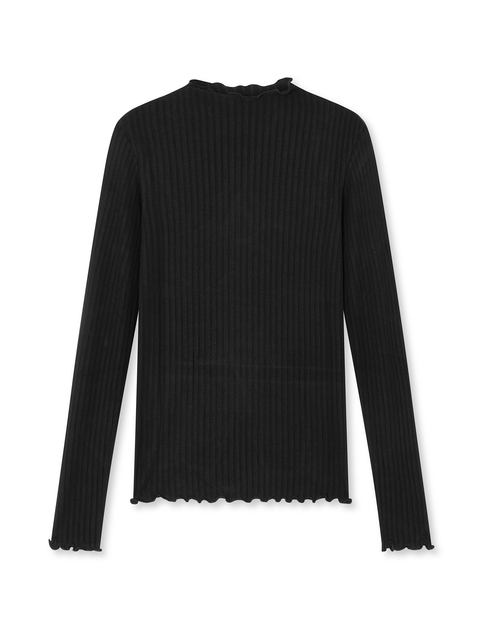 5x5 Solid Trutte Tee LS FAV, Black – MADS NØRGAARD – COPENHAGEN