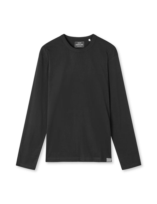 Fine Jersey Thor Tee LS, Black
