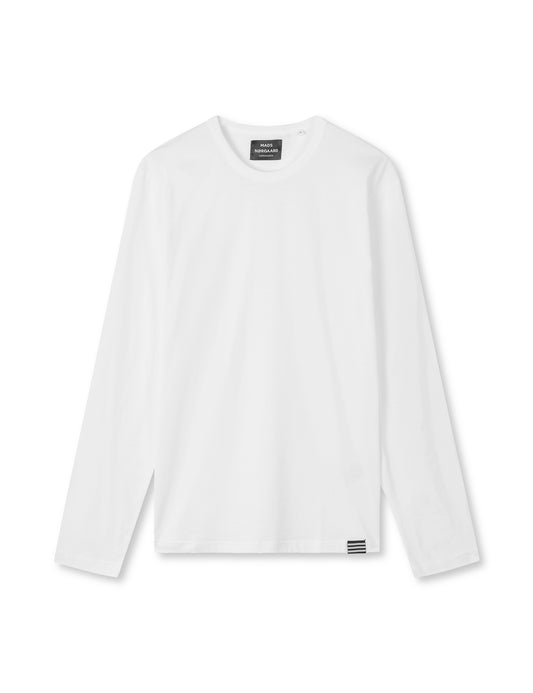 Organic Thor Tee LS, White