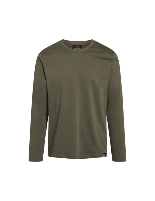 Fine Jersey Thor Tee LS,  Army
