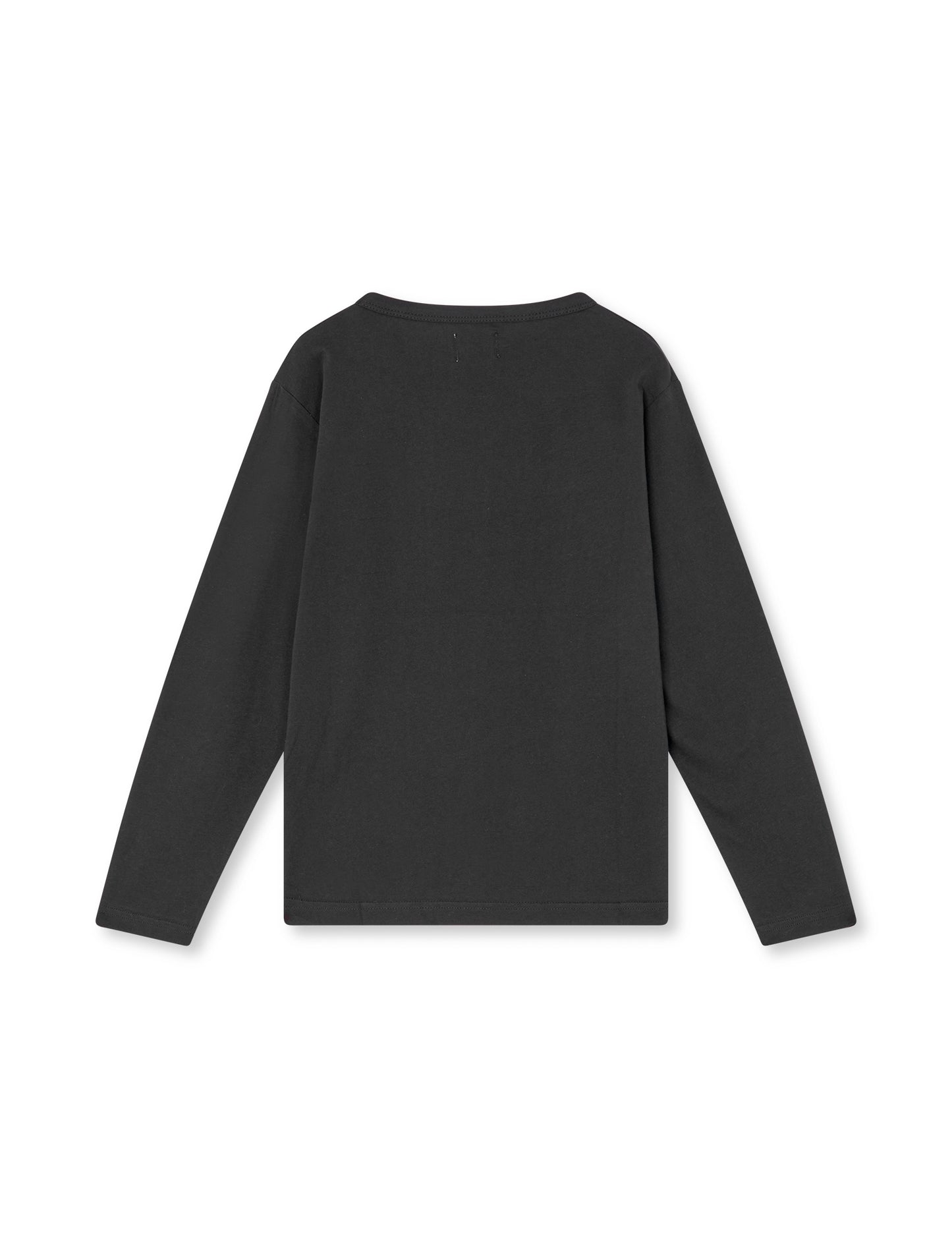 Organic  Thorlino L/S Tee FAV,  Black