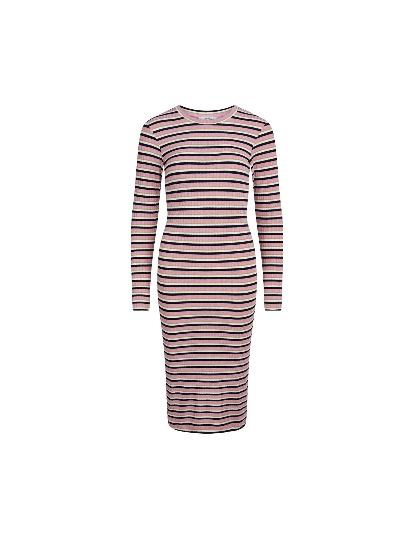 5x5 Lurex Stripe Duba Dress,  5x5 Stripe Pink Lavender