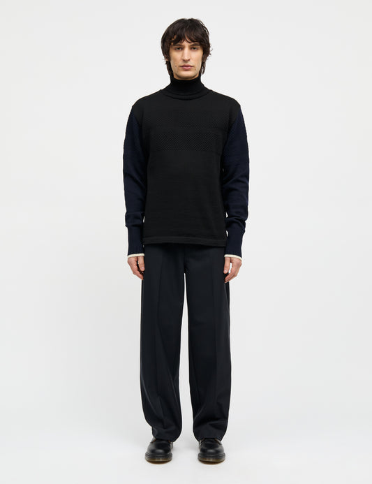 Wool Klemens Knit, Parisian Night/Black