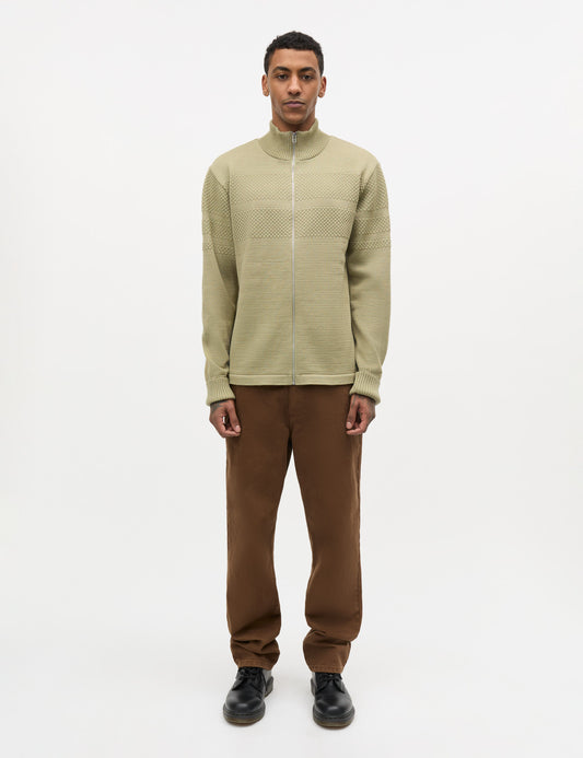 Wool Klemens Zip Knit, Overland Trek