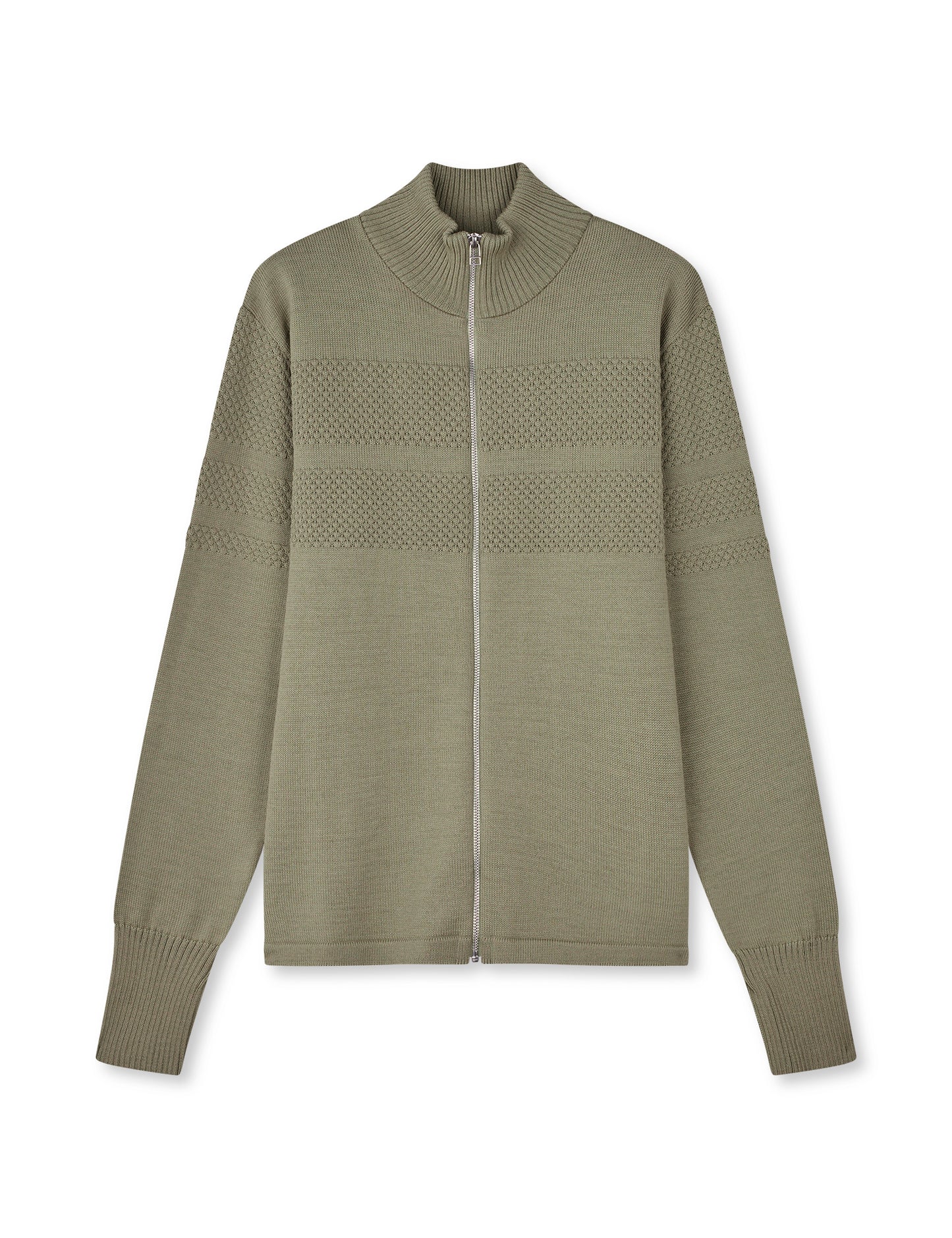 Wool Klemens Zip Knit, Overland Trek