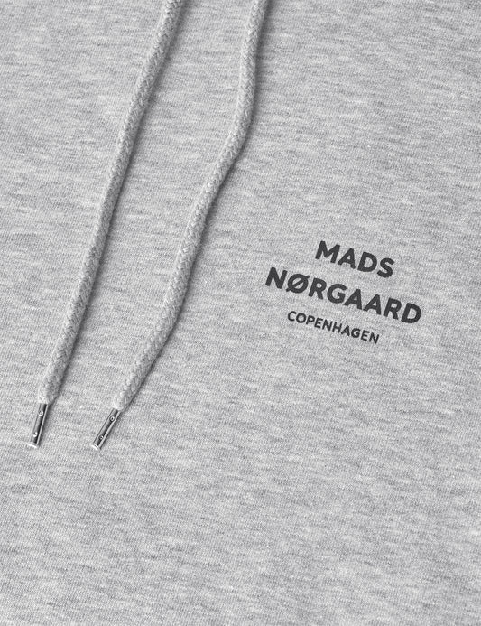 Standard Hoodie Logo Sweat, Grey Melange