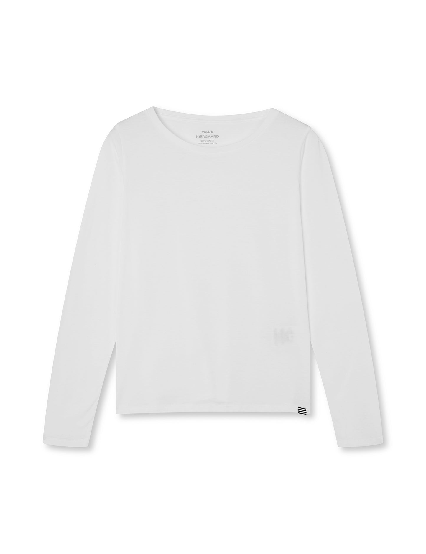 Organic Jersey Tenna Tee LS FAV,  White