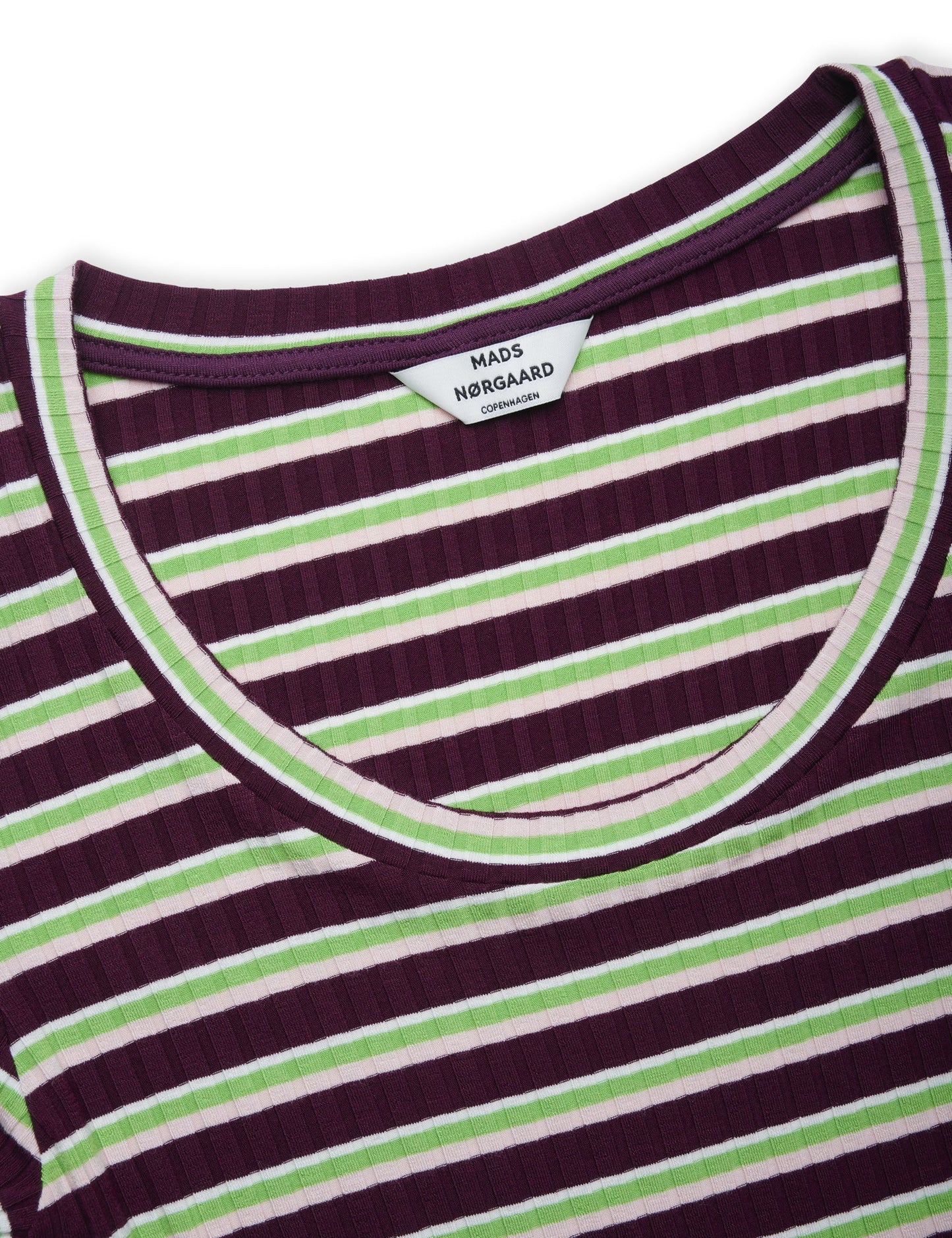 5x5 Stripe Tinilla Top,  Multi Classic Green