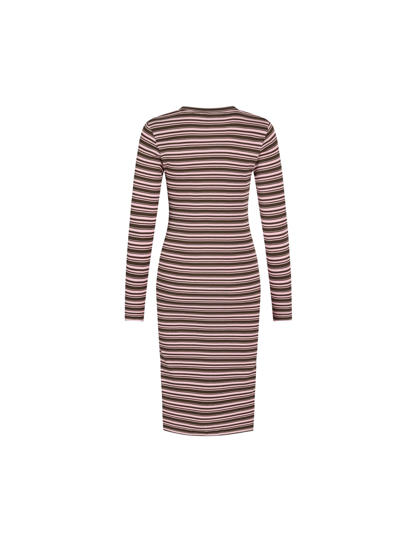 2x2 Cotton Stripe Duba Dress,  Pink Lavender/Wren