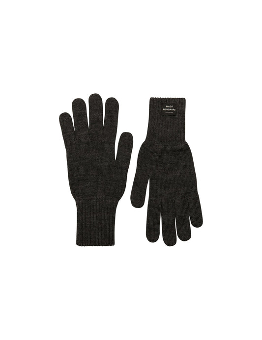 Wool Andy Gloves,  Charcoal Melange