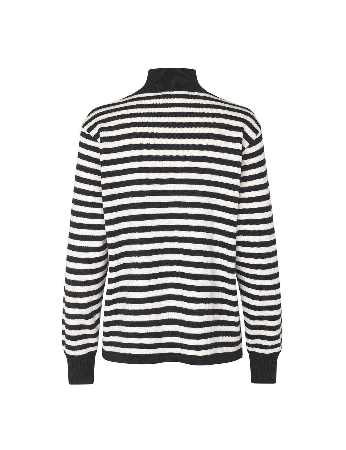 Sailor Wool Dane Sweater,  Black / White Alyssum