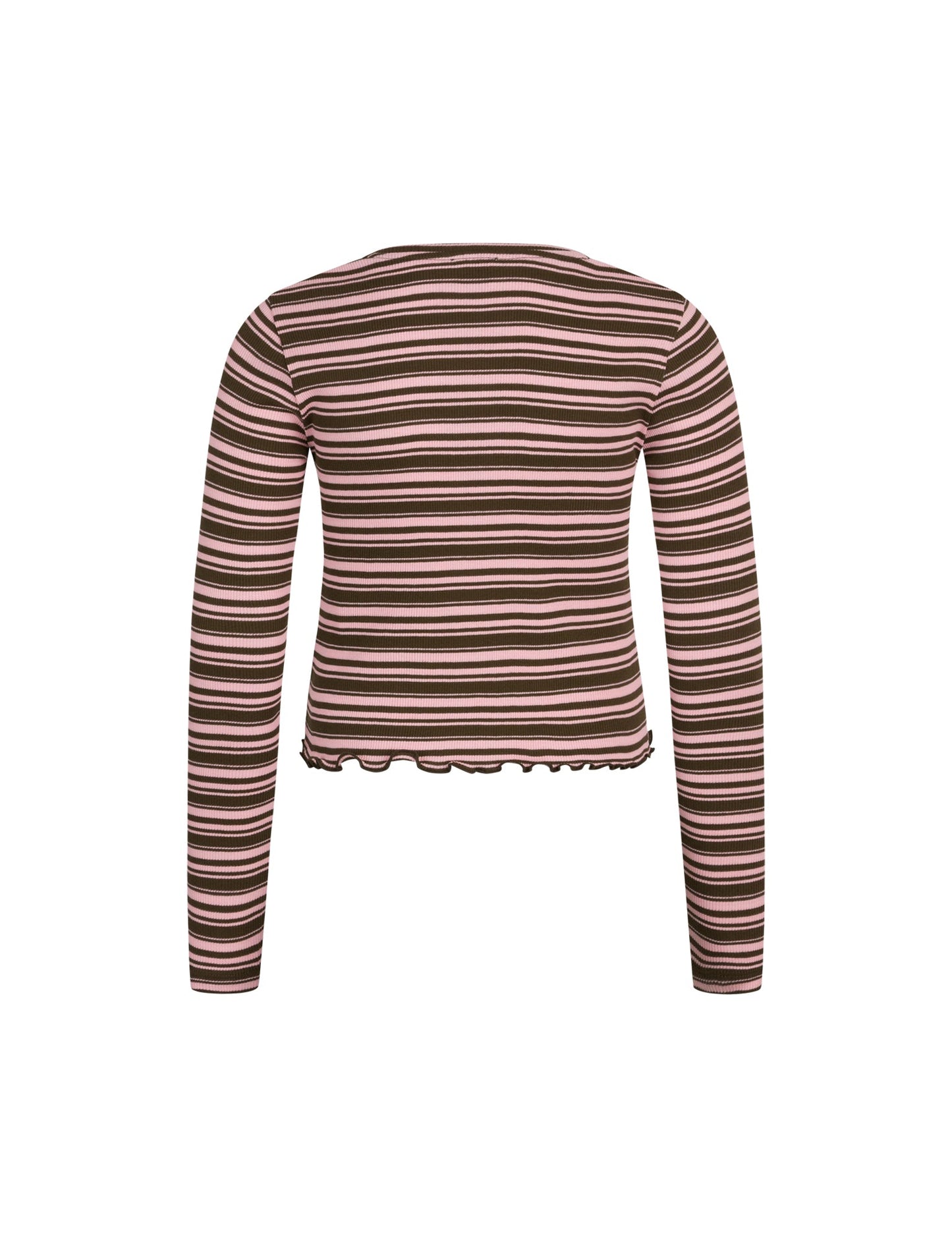 2x2 Cotton Stripe Tirina Top,  Pink Lavender/Wren