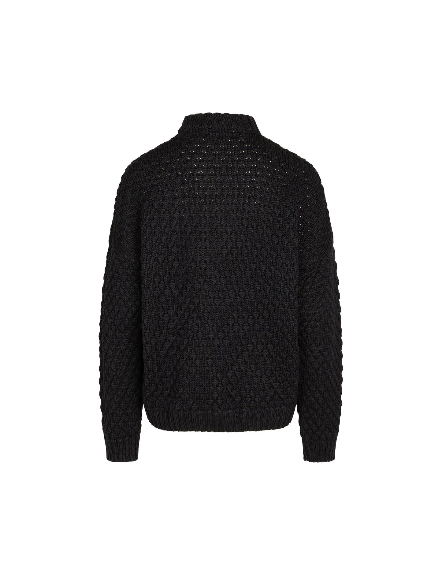 100% Wool Bruno Sweater,  Black