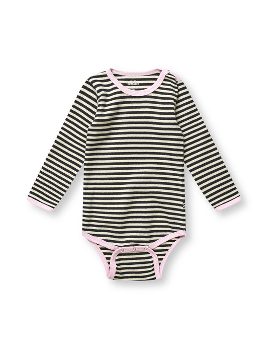 Soft Duo Striped Body, Off White/ Black / Pink