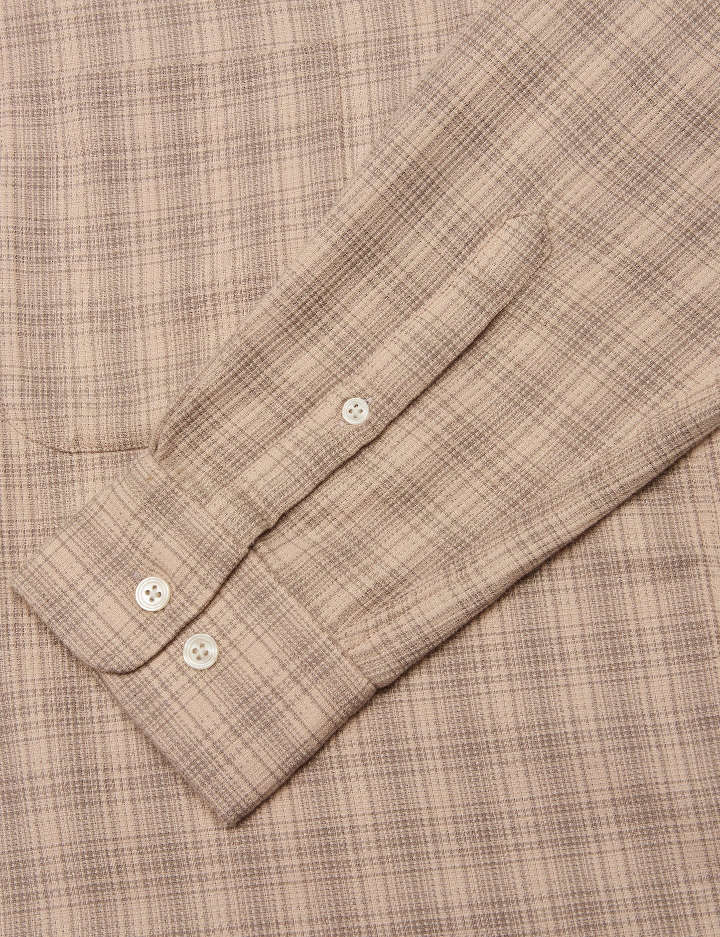 Summer Cotton Malte Shirt,  Rainy Day/Vintage Khaki