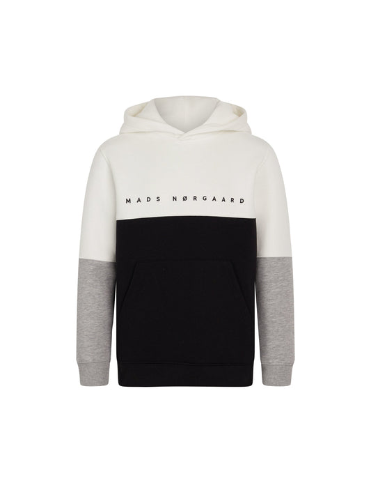 Standard Hudini Block Sweatshirt,  Black/Marshmallow/ Grey Melang