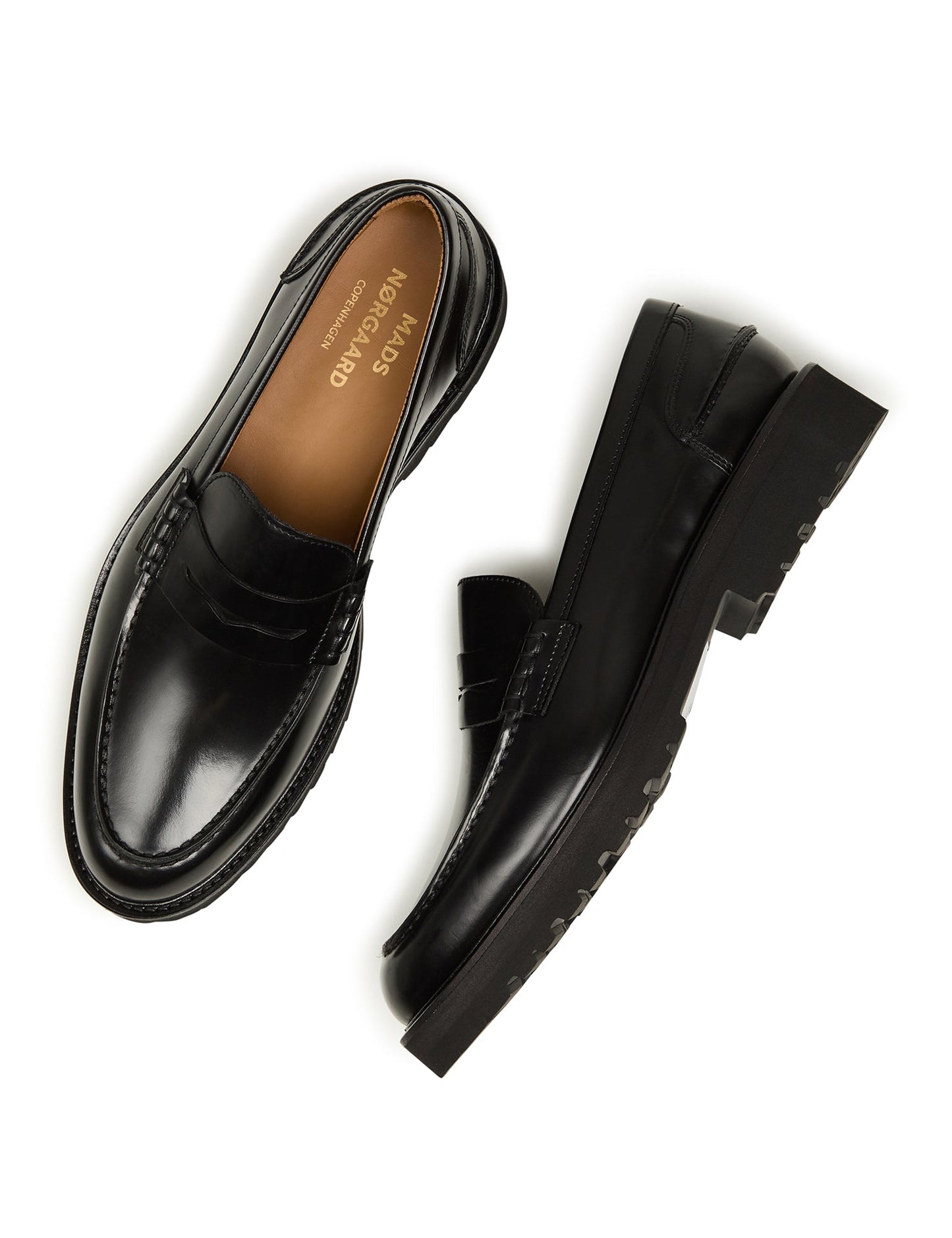 Polido Loafer James Shoe,  Black