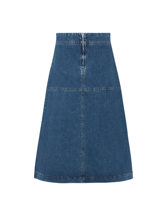 Denim Lunar Skirt,  Vintage Blue