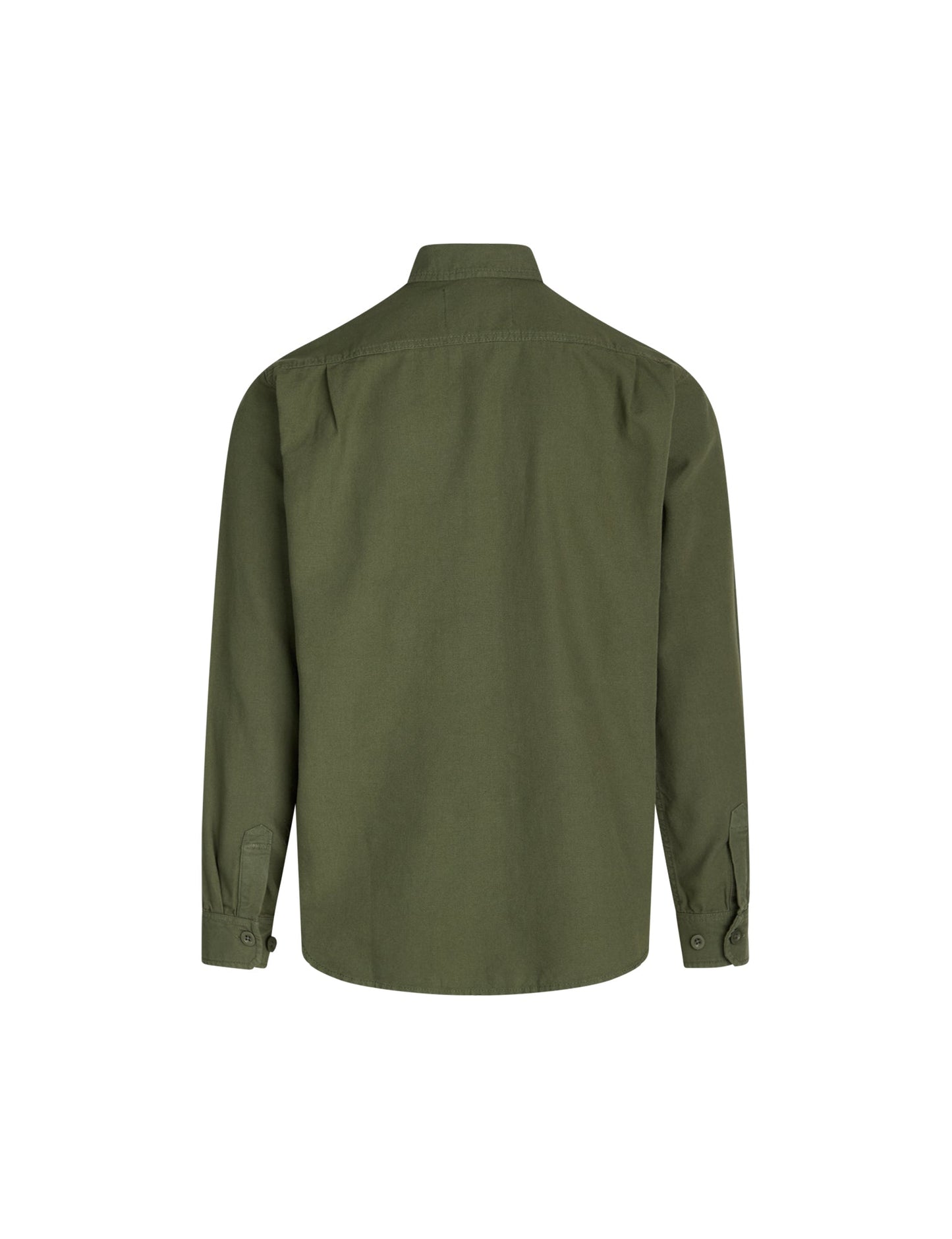 Dyed Canvas Skyler Shirt, Olivine