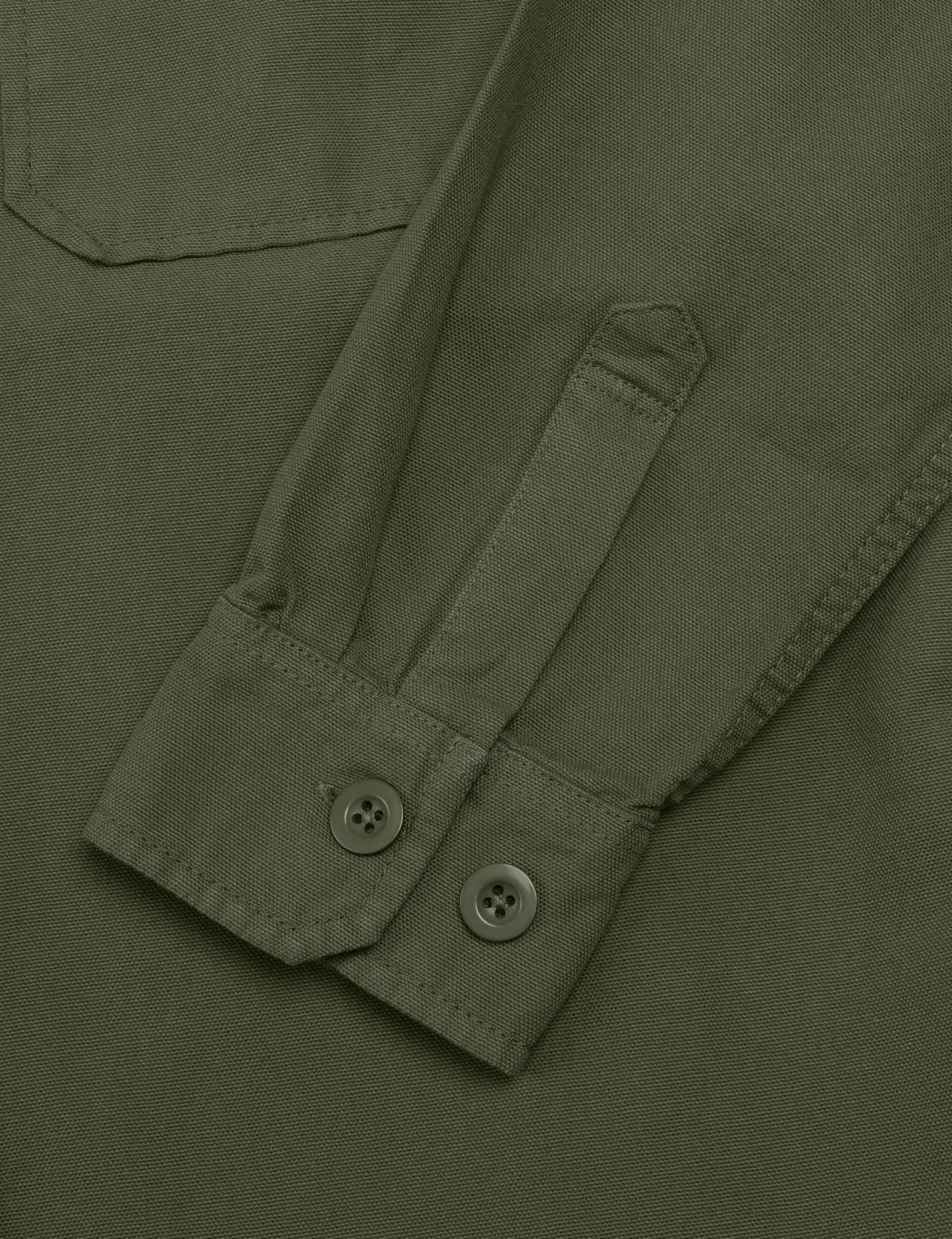 Dyed Canvas Skyler Shirt, Olivine