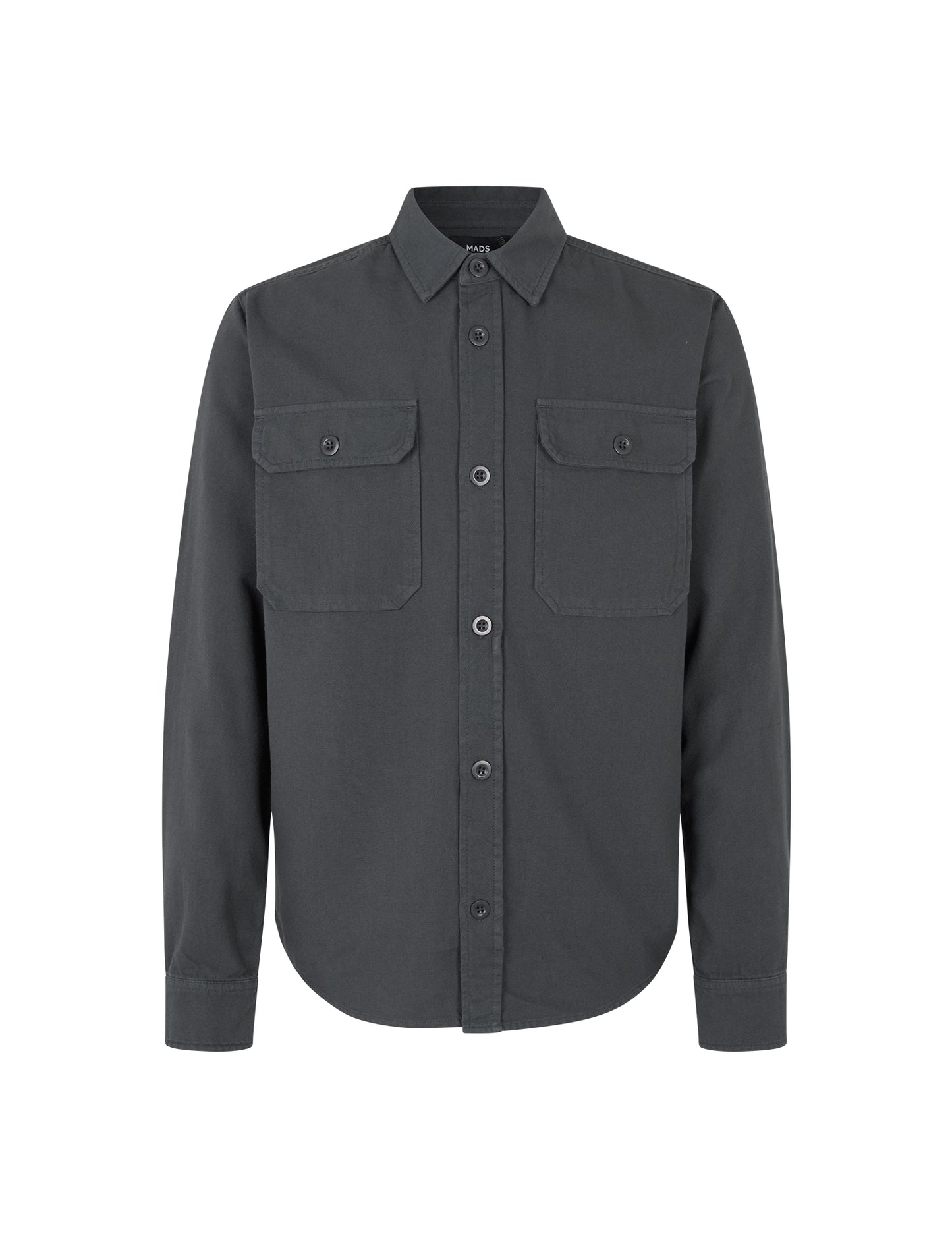 Dyed Canvas Skyler Shirt, Asphalt