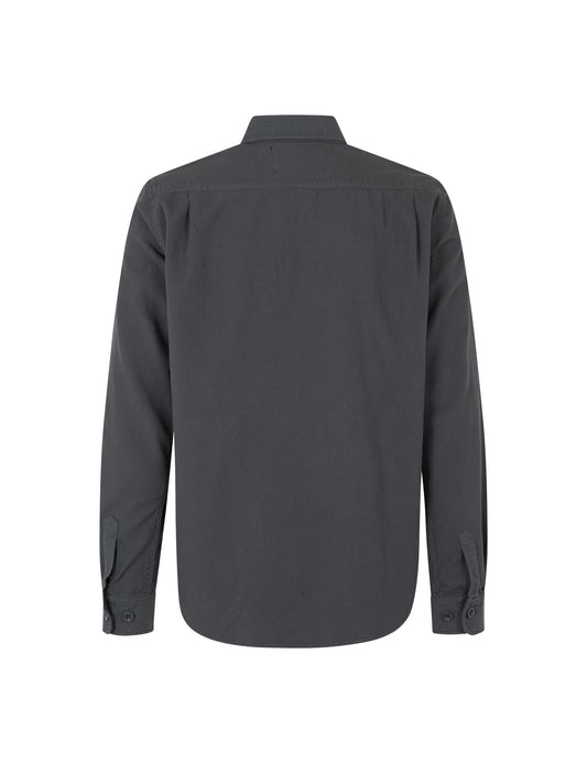 Dyed Canvas Skyler Shirt, Asphalt