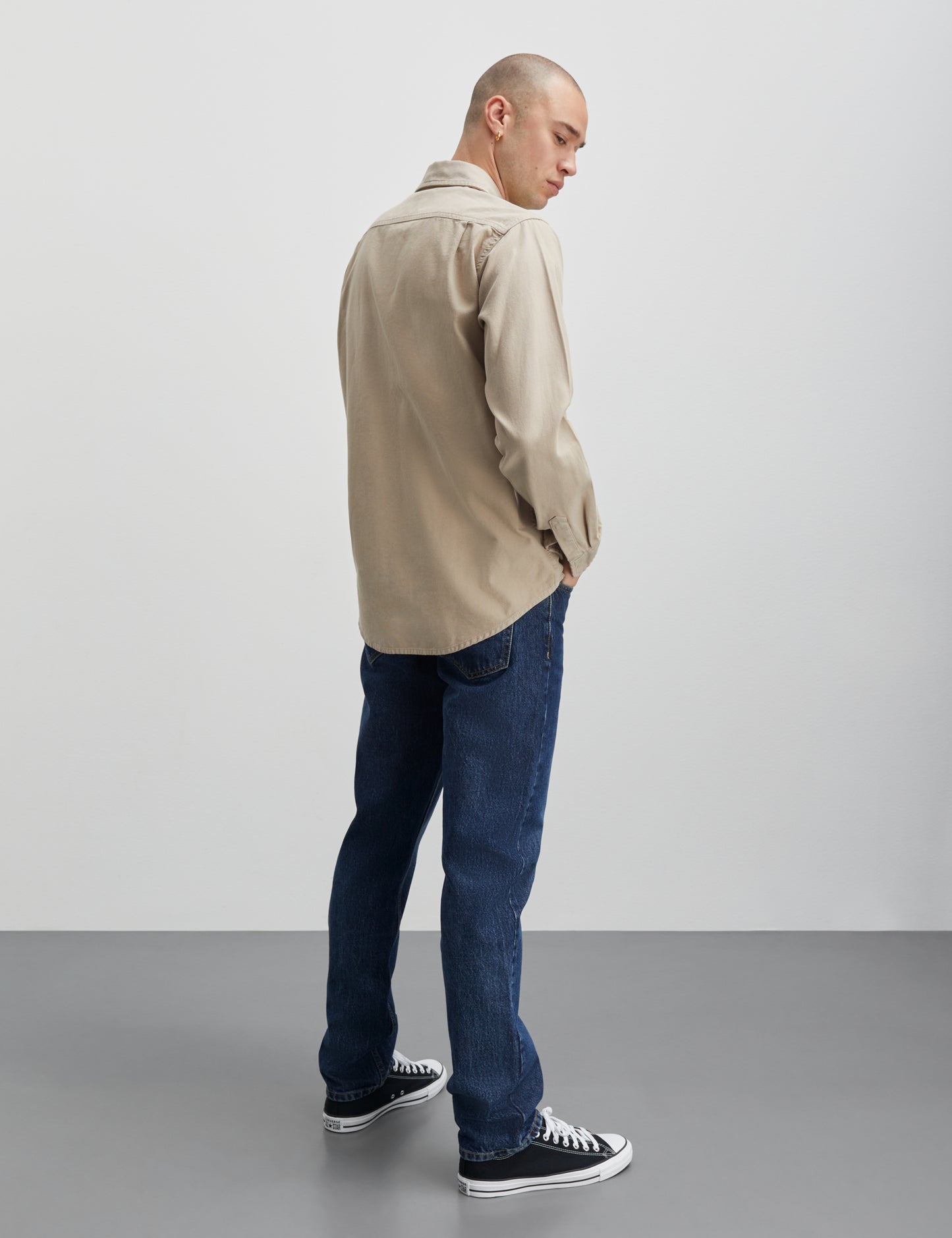 Dyed Canvas Skyler Shirt, Trench Coat