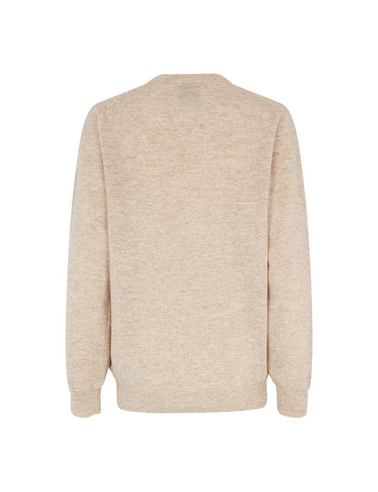 Eco Wool Kasey Sweater, Creme Brulee Melange