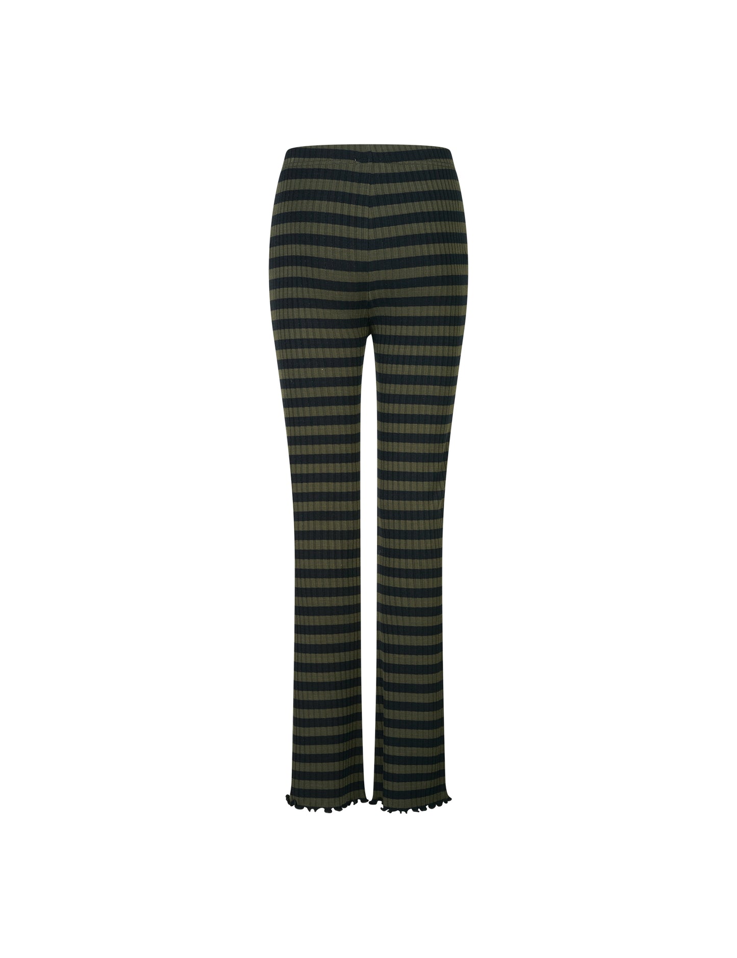 5x5 Classic Stripe Lala Leggings, Black/Rosin