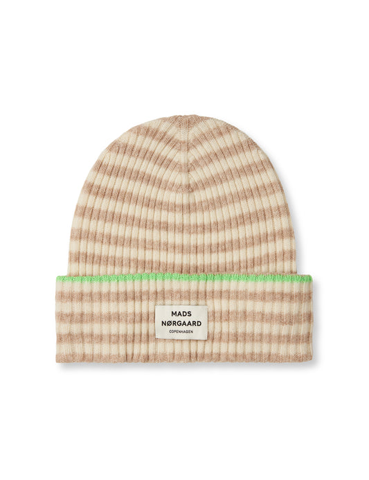 Recycled Iceland Anju Hat, Creme Brulee/Winter White