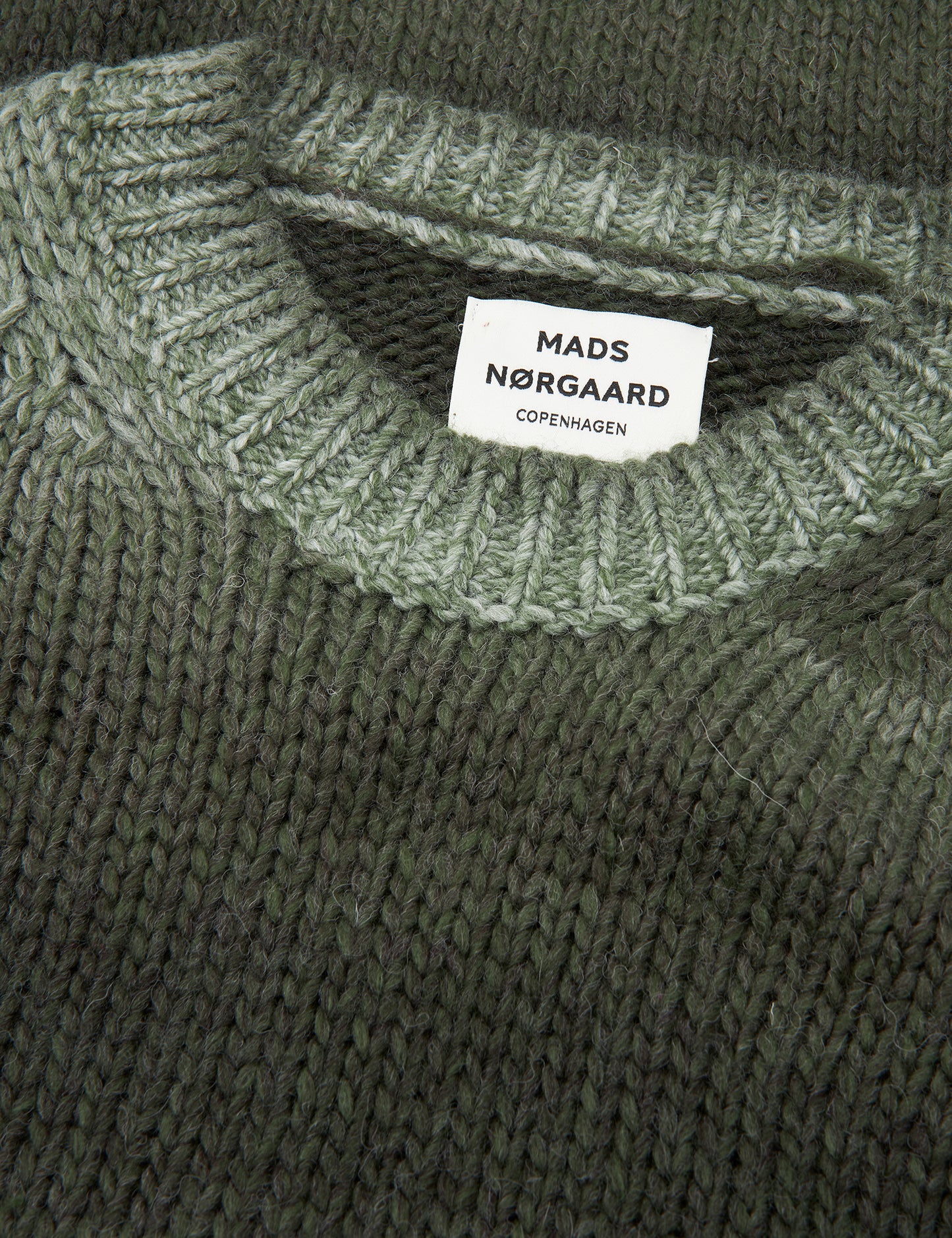 Shaded Lefty Sweater, Forest Night Melange
