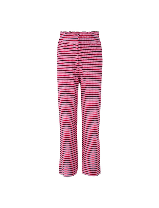 5x5 Stripe Papina Pants, 5x5 Stripe/Begonia Pink