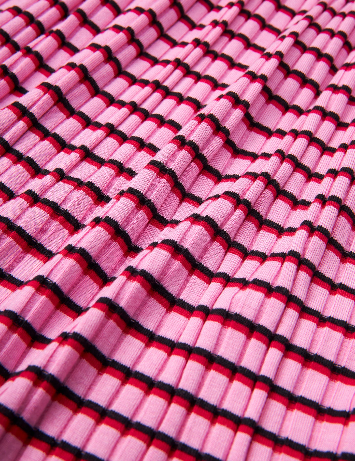 5x5 Stripe Sagalina Skirt, 5x5 Stripe/Begonia Pink
