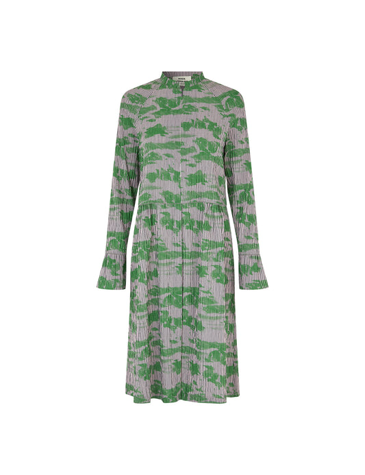 Crinckle Pop Dupina Dress AOP, Cloud AOP/Andean Toucan