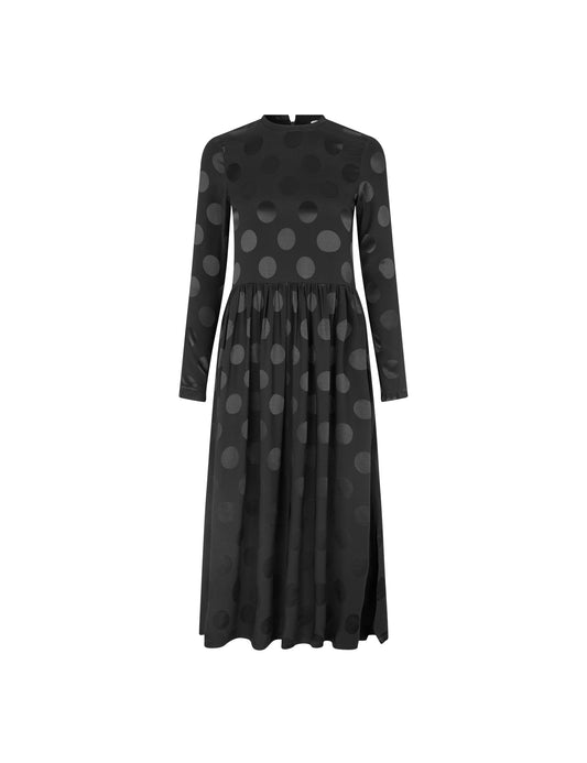 Gran Jacquard Docca Dress, Black